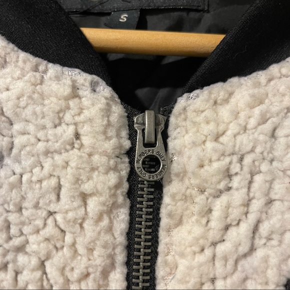 Members Only Shearling Bomber Jacket - Picture 4 of 5